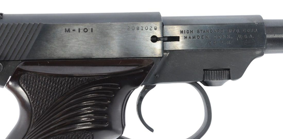 Hi-Standard M-101 Dura-Matic .22LR Semi-auto Pistol FFL Required: 2081028 (B3W1) - 2