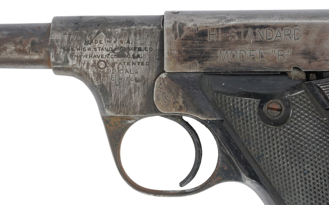 Hi-Standard Model B 22LR Semi Auto Pistol FFL 7294 (B3W1) - 3