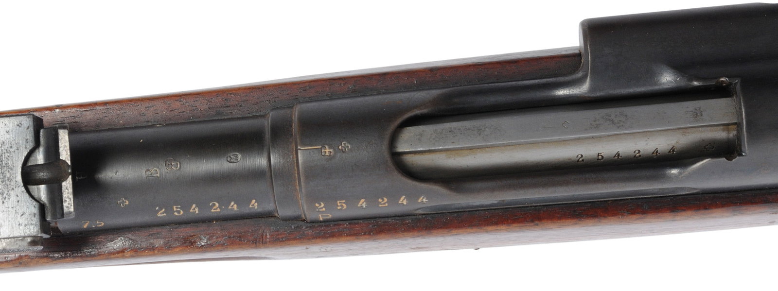 Swiss IG 1896/11 7.5x55mm Swiss Straight Pull Bolt Action Rifle FFL Required: 254244P (A1) - 6