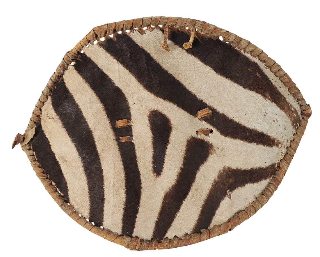 Kenyan African Masai Tribal Sheld and Two Spears (S2M) - 2