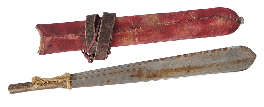 Kenyan Masai Tribal Seme Sword & Sheath (HKR) - 3