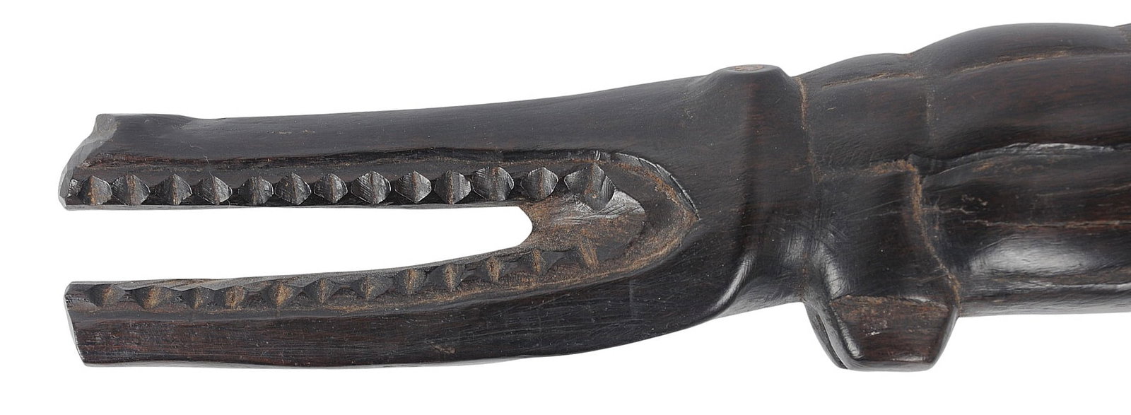 New Guinea (Sepik River region) Wooden Hand-Carved Crocodile (S2M) - 5