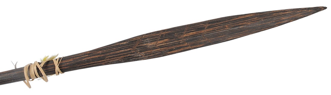 Papua New Guinea (Melanesian) Ceremonial Spear (HKR) - 4