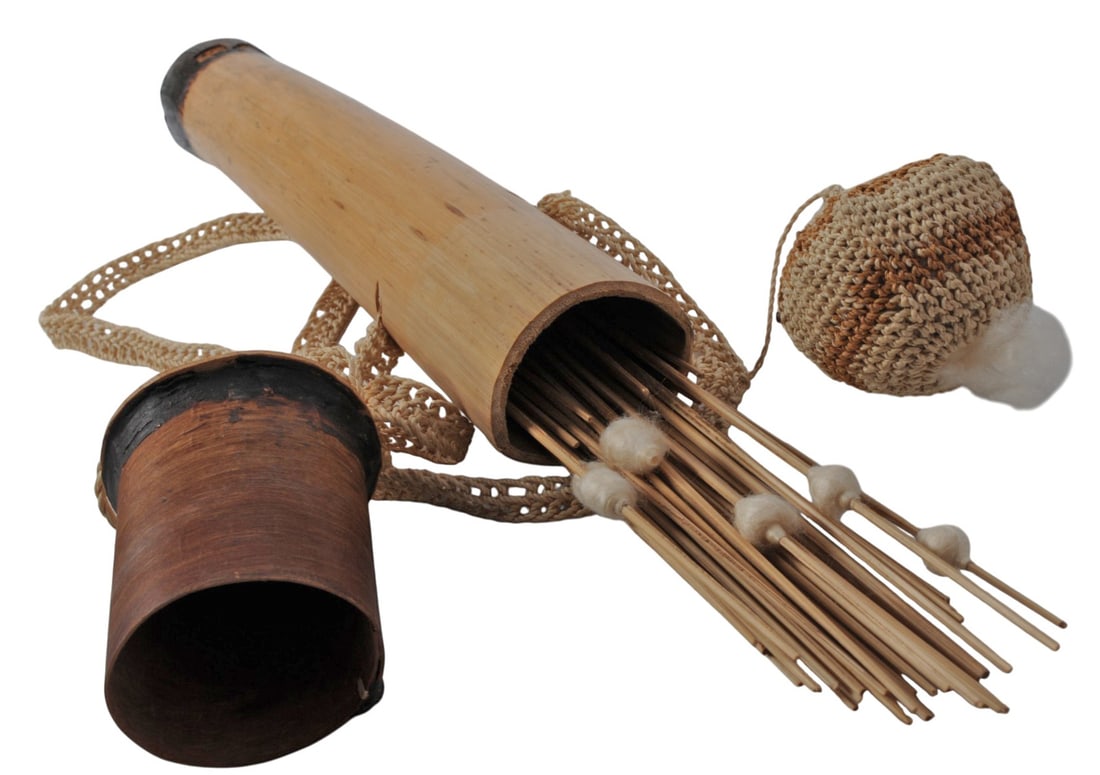 Papua New Guinea (Melanesian) Quiver of Blow-Gun Darts (HKR) - 2