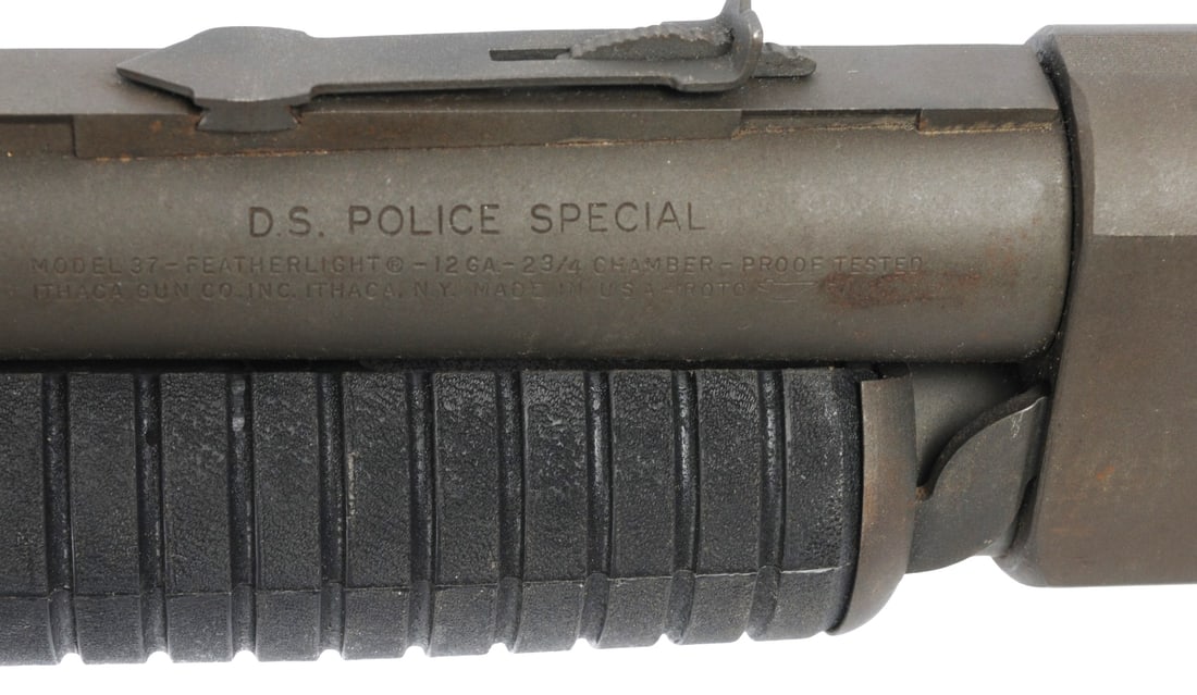 Ithica Model 37 DS Police Special 12 Gauge Pump-action Shotgun FFL Required: 381013186 (KDC1) - 8
