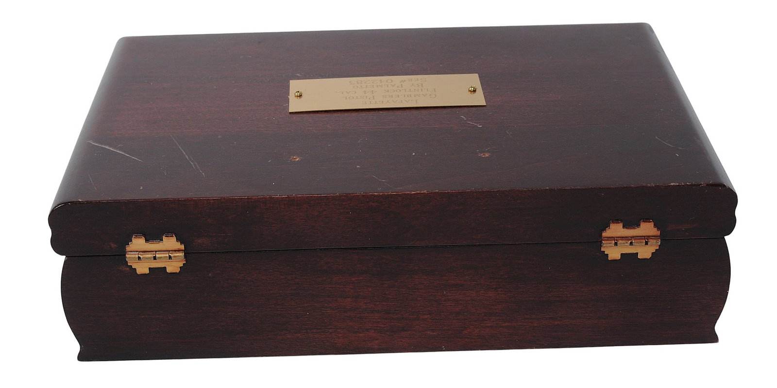 Contemporary Cased Italian Palmetto Arms "Lafayette Gamblers FLintlock Pistol" - no FFL needed (A1) - 11