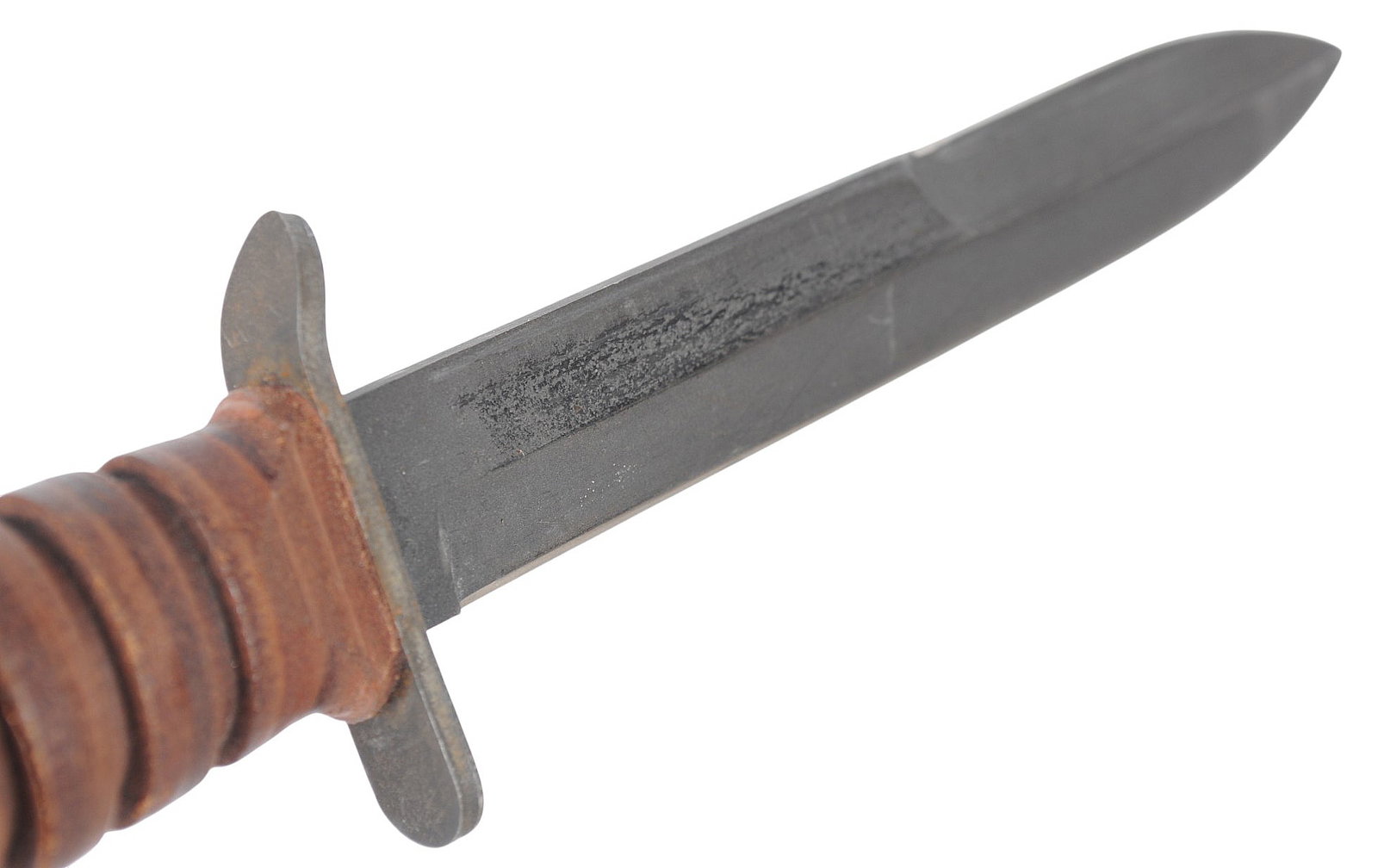Possible US World War II Camillius M3 Fighting Knife & M6 Leather Sheath (CWA) - 2