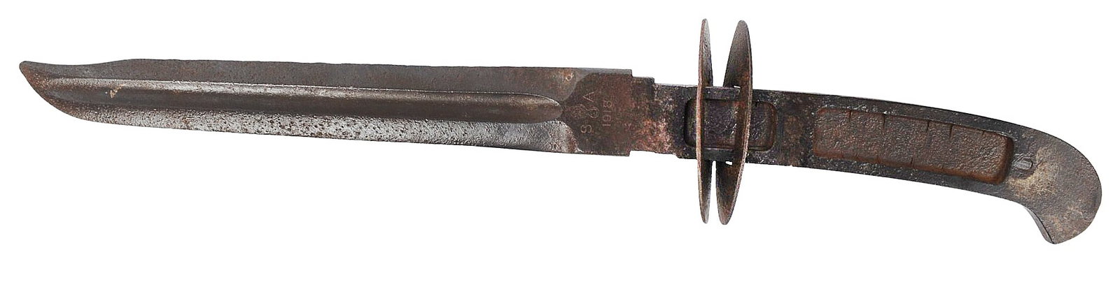 US WWI Model 1918 Rifle Bayonet Theater Knife Conversion(B3F) - 6
