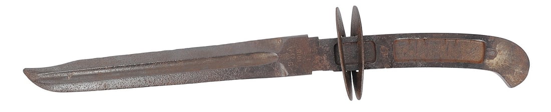 US WWI Model 1918 Rifle Bayonet Theater Knife Conversion(B3F) - 8