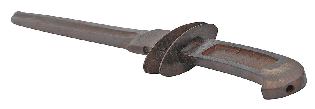 US WWI Model 1918 Rifle Bayonet Theater Knife Conversion(B3F) - 9