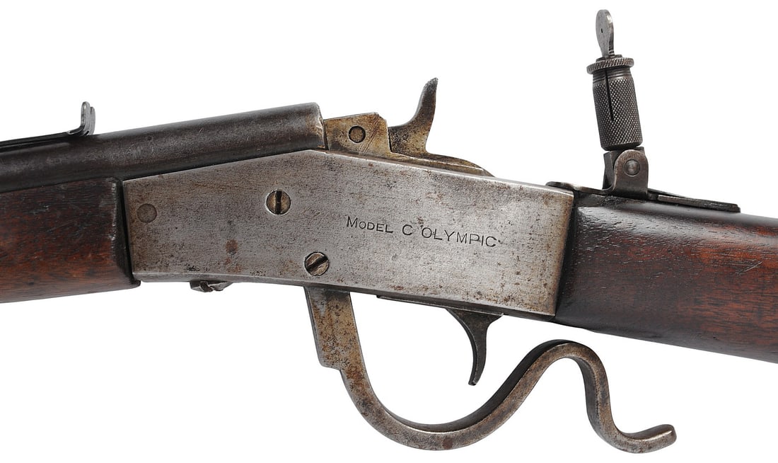 Page Lewis Model C Olympic .22 Falling-Block Rifle FFL Required: 2654 (B3W1) - 7