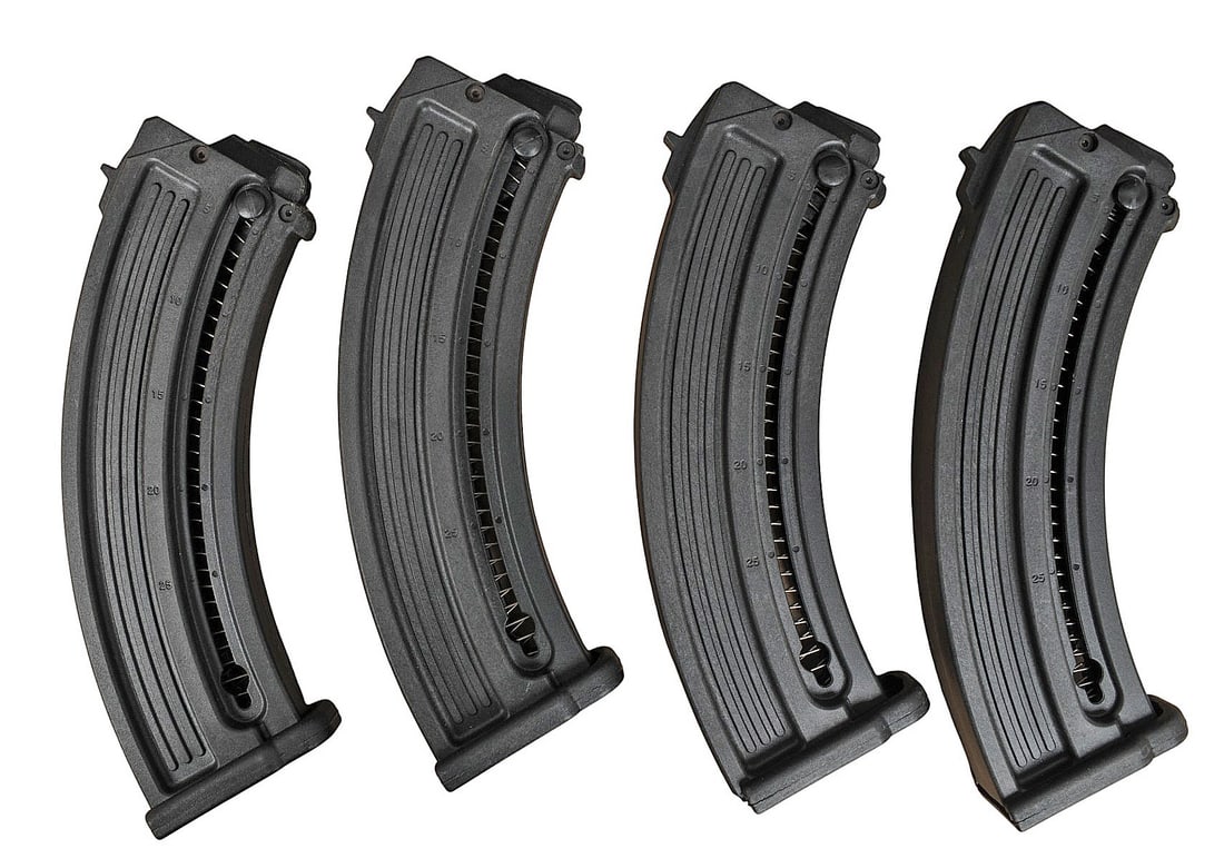 Croatian Grizzly AK 22LR 25 Rd Magazine Lot of 4 (JGD) - 2