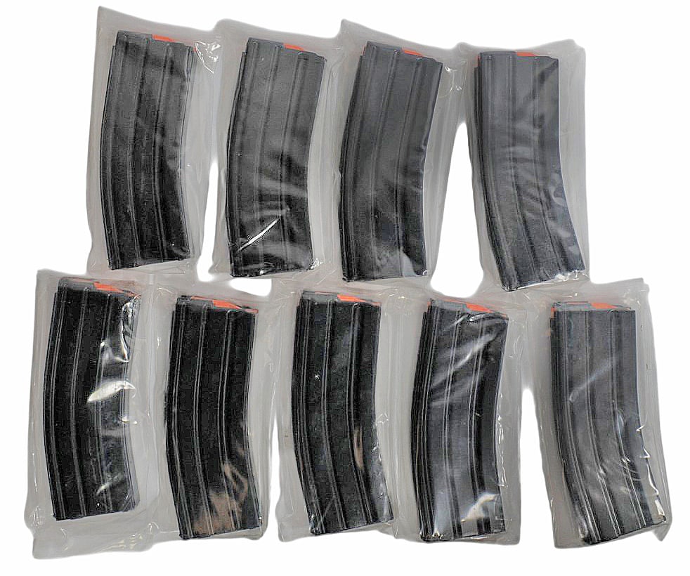 Commercial New Old Stock AR15 5.56mm 30 Rd Magazine Lot of 9 (T2M) - 2