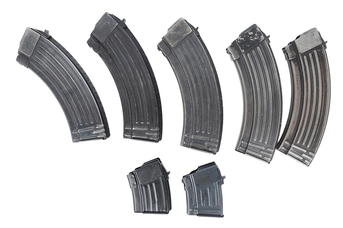 Romanian and Chinese Surplus AK47 7.62x39mm 30rd and 10rd Magazine Lot of 7 (JGD) - 2