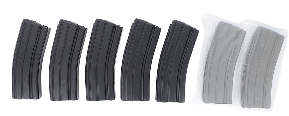 Commercial AR15 5.56mm 30 Rd Magazine Lot of 7 (JGD): A Commercial AR15 5.56mm 30 Rd Magazine Lot of 7 in very good condition.