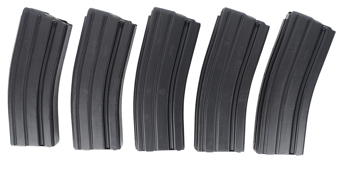Commercial AR15 5.56mm 30 Rd Magazine Lot of 7 (JGD) - 2
