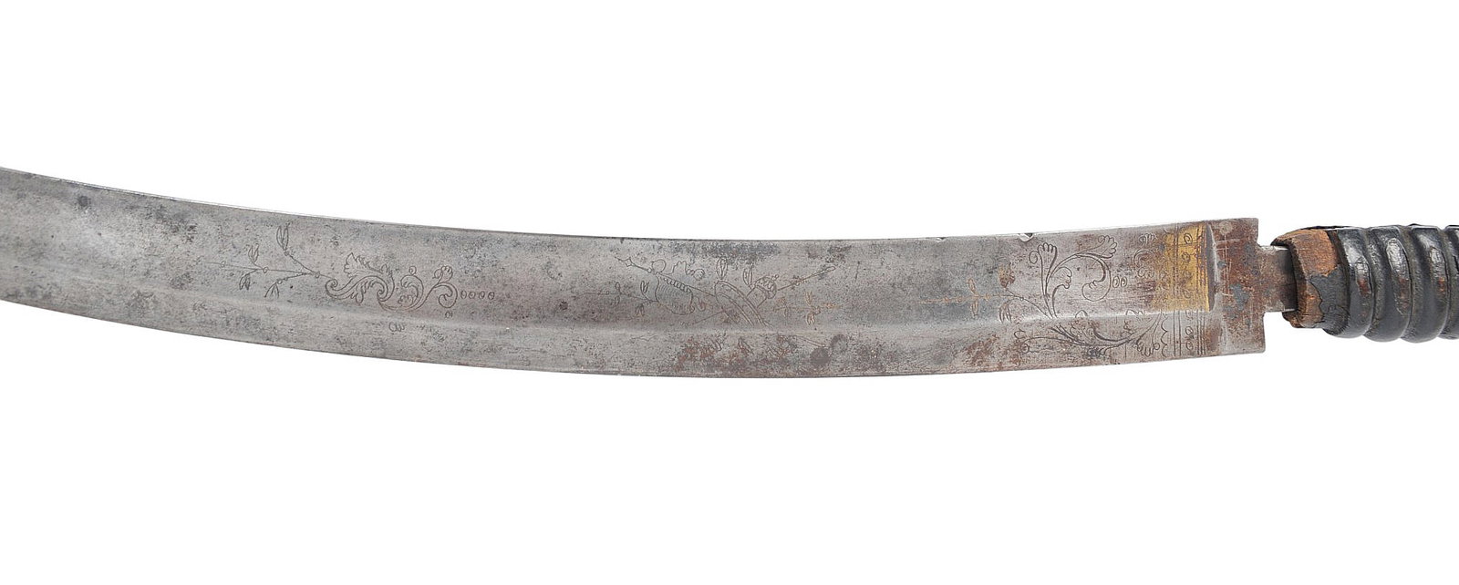 European Military 18th Century Engraved Saber (J) - 10