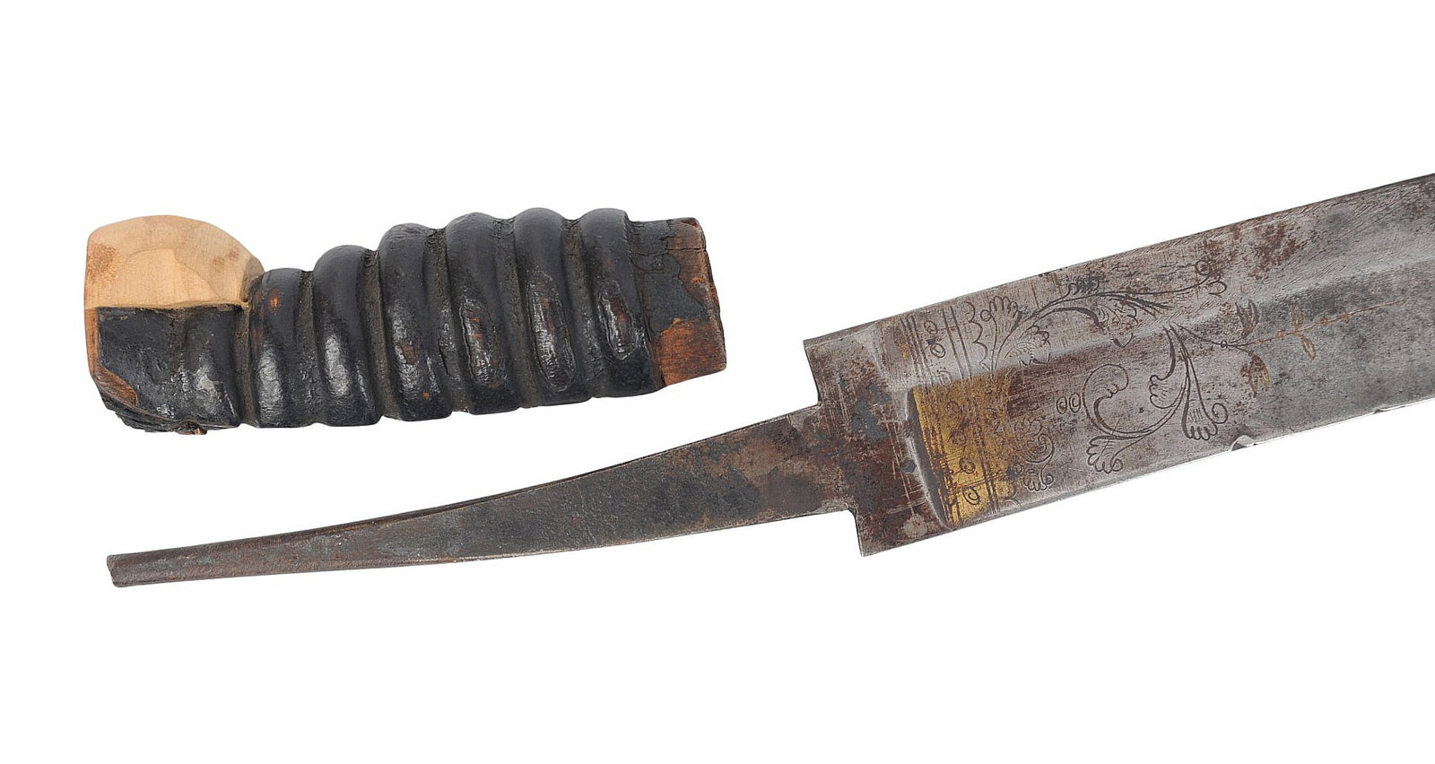 European Military 18th Century Engraved Saber (J) - 13