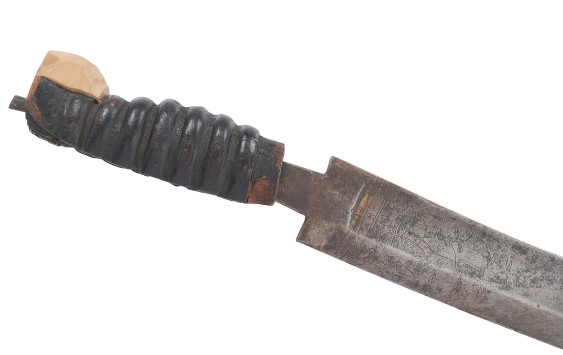 European Military 18th Century Engraved Saber (J) - 2