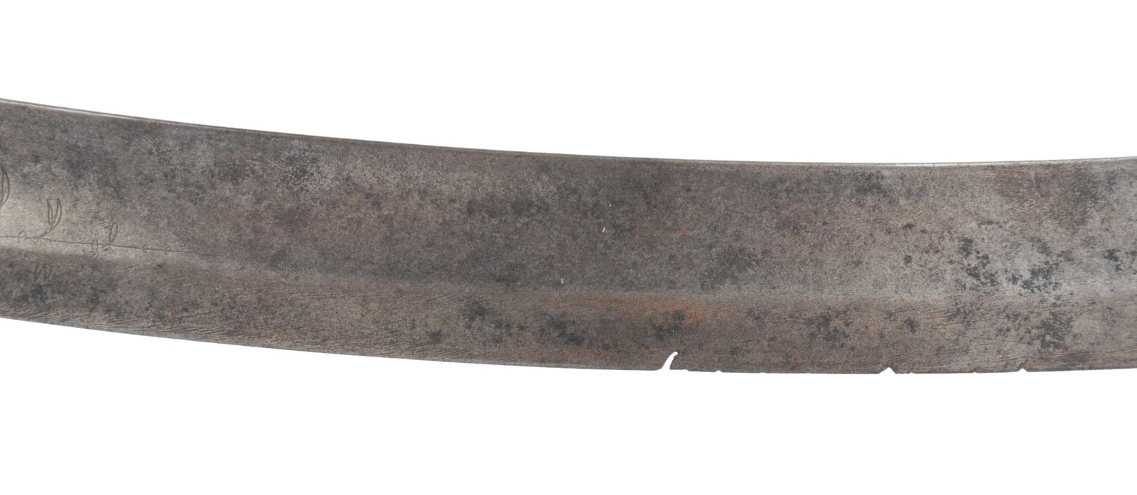 European Military 18th Century Engraved Saber (J) - 4
