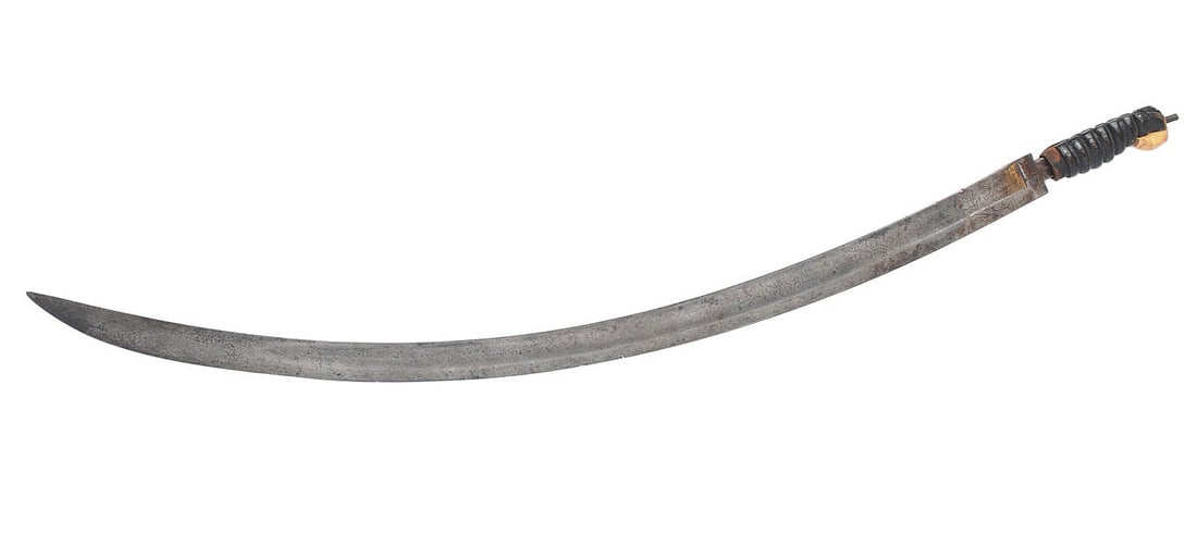 European Military 18th Century Engraved Saber (J) - 9