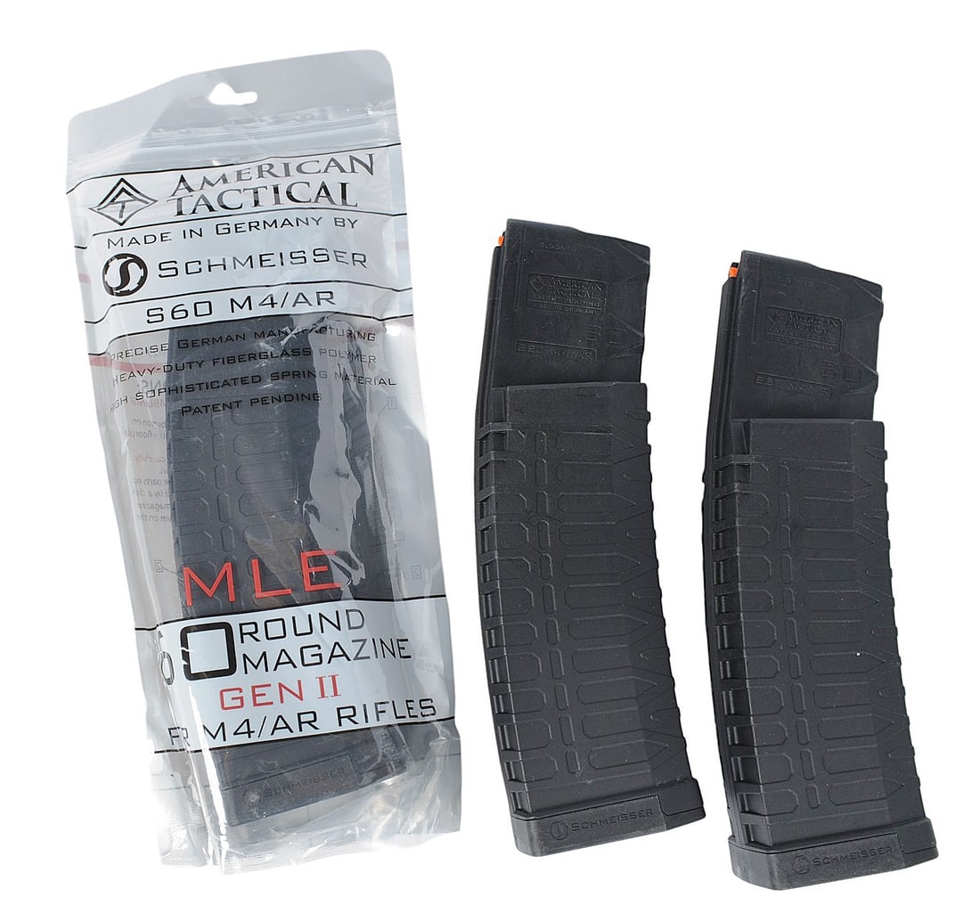 American Tactical AR15 5.56mm 60 Rd Magazine Lot of 3(JGD): An American Tactical AR15 5.56mm 60 Rd Magazine Lot of 3 in good to very good condition.