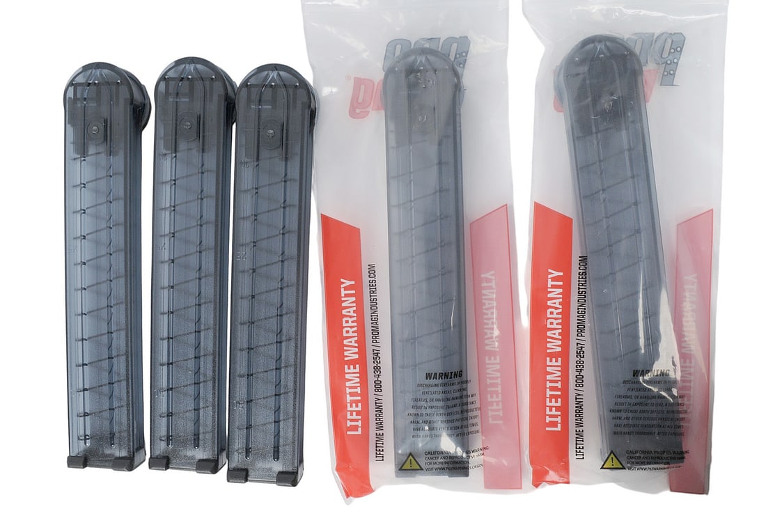 Promag PS90 5.7x28mm 50 Rd Magazine Lot of 5 (JGD) - 2