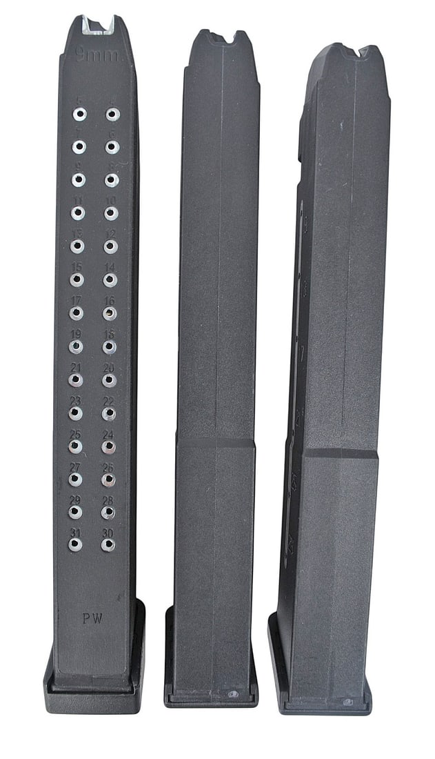 Glock 18 9mm 33Rd Magazine Lot of 5 (JGD) - 4