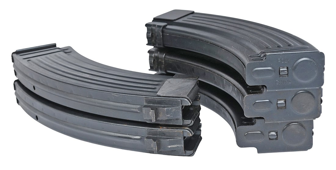 Yugoslavian Surplus AK47 7.62x39mm 30 Rd Magazine Lot of 5 (JGD) - 2