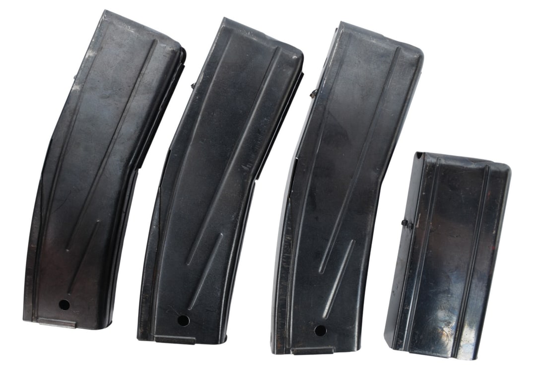 Mixed Group of 4 .30 Carbine M1 Carbine Magazines (RLR) - 2