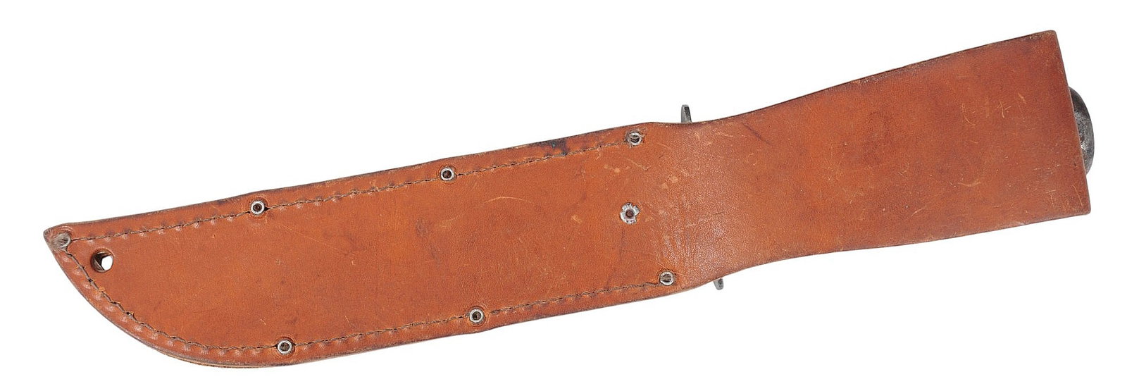 US Navy WWII MK2 Camillus Fighting Knife with KA-Bar Scabbard (D3M) - 9