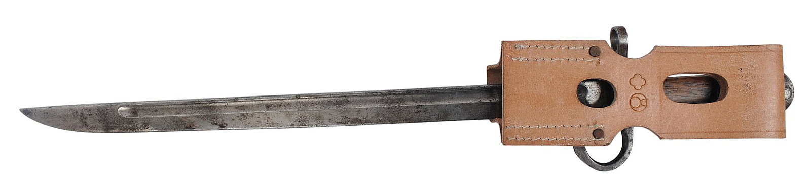 Imperial Japanese WWII Type 30 Kokura Arsenal Made Arisaka Bayonet with Repro Frog(RDL) - 13
