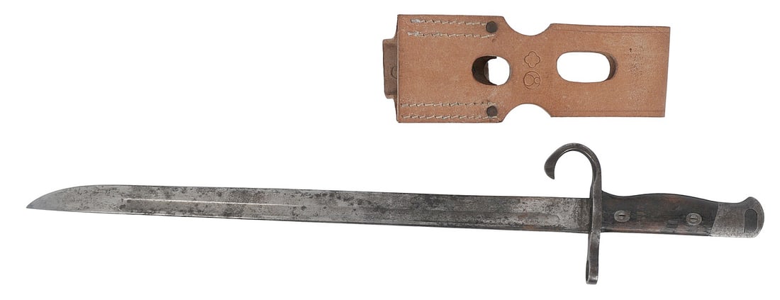 Imperial Japanese WWII Type 30 Kokura Arsenal Made Arisaka Bayonet with Repro Frog(RDL) - 2