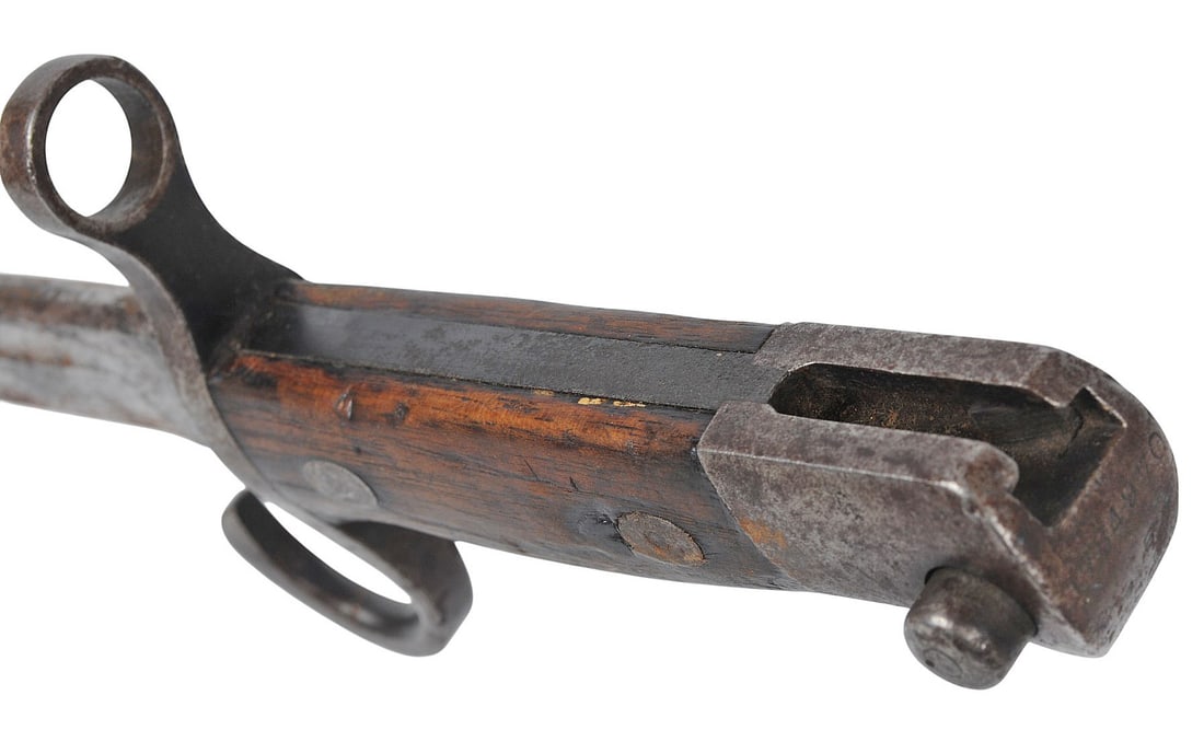 Imperial Japanese WWII Type 30 Kokura Arsenal Made Arisaka Bayonet with Repro Frog(RDL) - 5