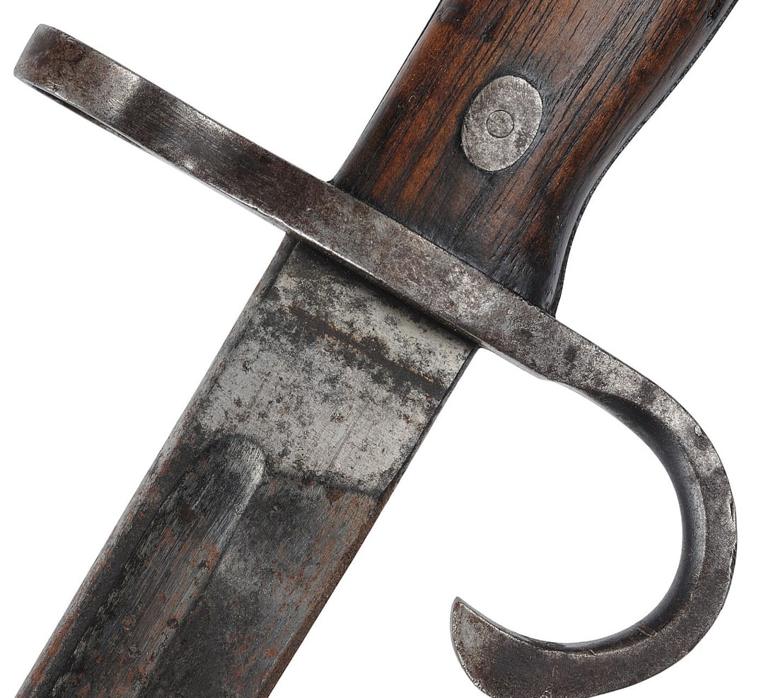 Imperial Japanese WWII Type 30 Kokura Arsenal Made Arisaka Bayonet with Repro Frog(RDL) - 7