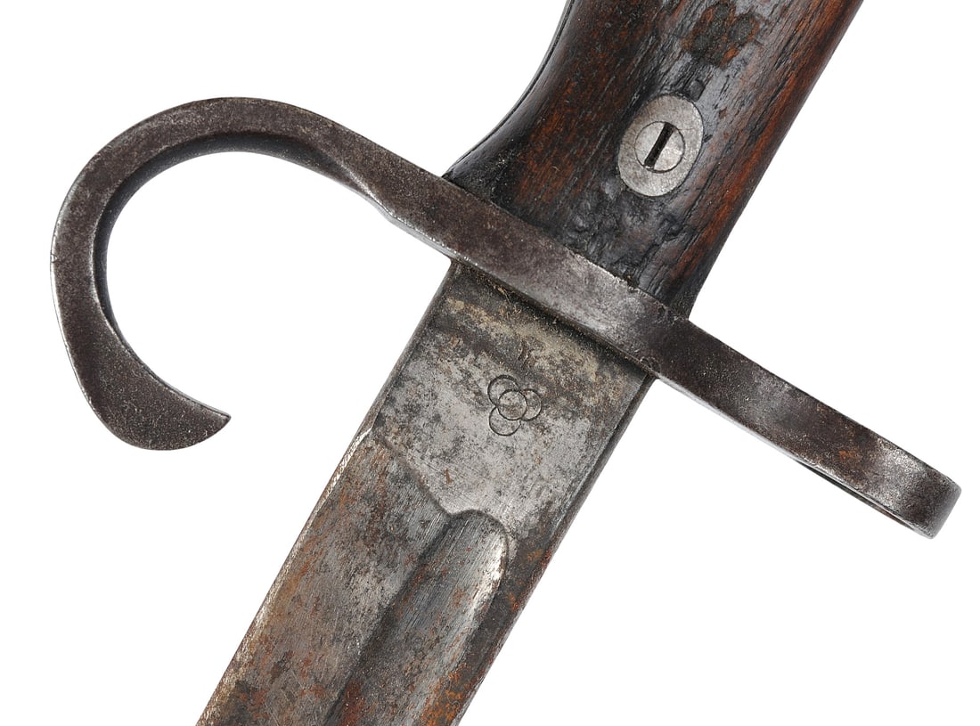 Imperial Japanese WWII Type 30 Kokura Arsenal Made Arisaka Bayonet with Repro Frog(RDL) - 8
