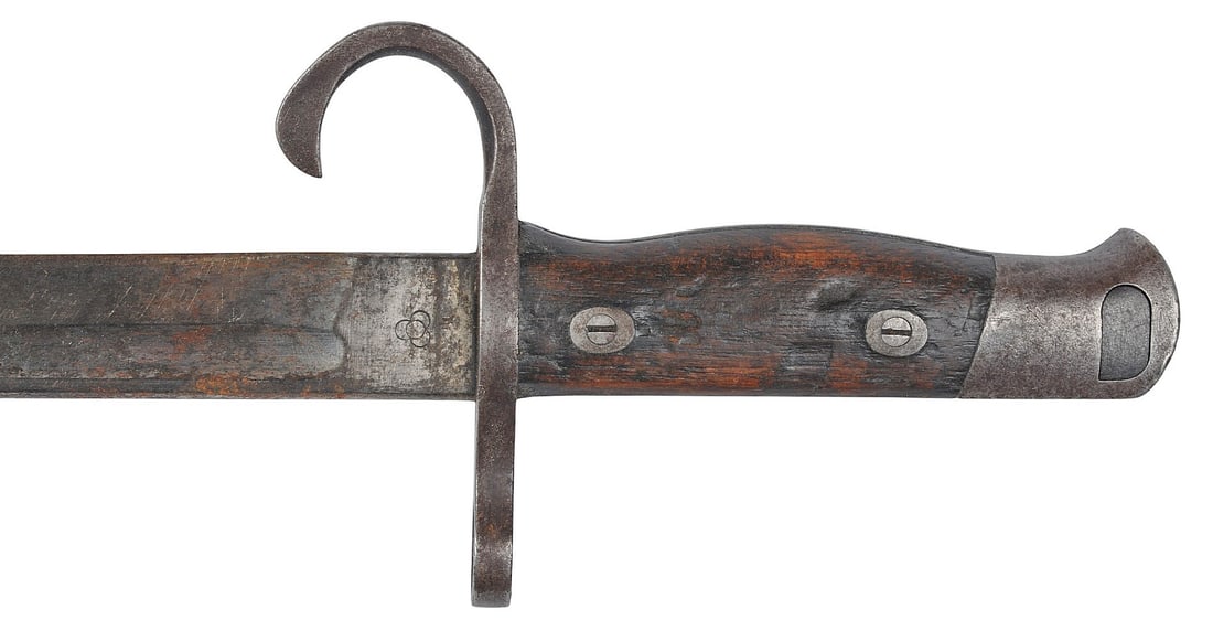 Imperial Japanese WWII Type 30 Kokura Arsenal Made Arisaka Bayonet with Repro Frog(RDL) - 9