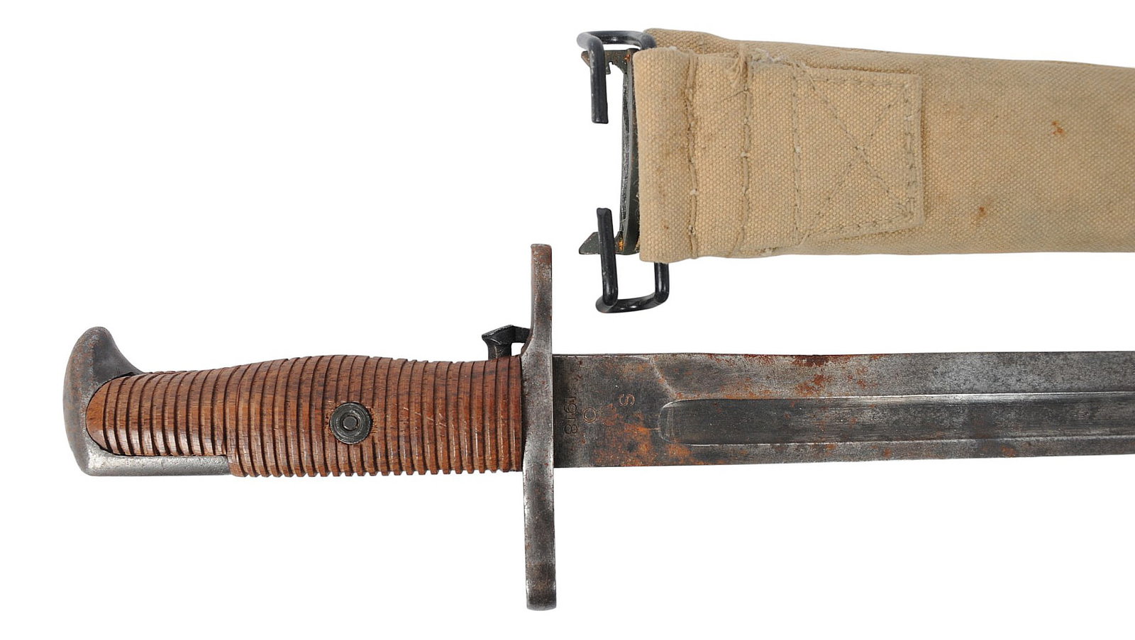 US Military WWI era M1905 Springfield Arsenal M1903 Rifle Bayonet (D3M) - 2