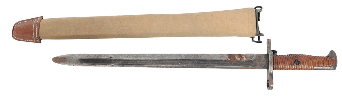 US Military WWI era M1905 Springfield Arsenal M1903 Rifle Bayonet (D3M) - 6