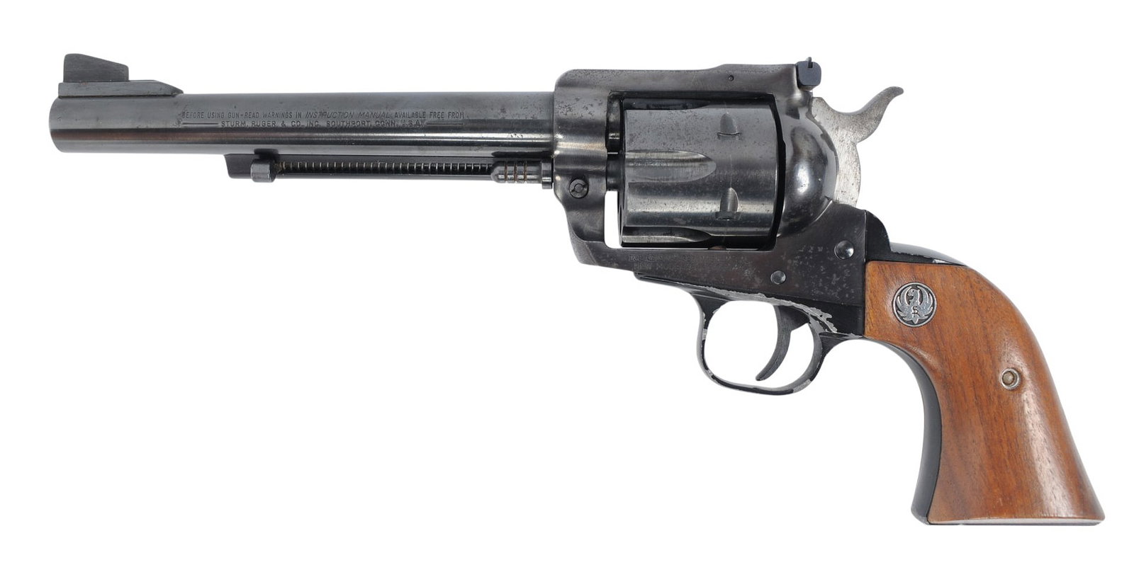 Ruger New Model Black Hawk 357 Magnum SA Revolver / Extra 38 S&W Cylinder FFL 3569918 (RGP1) - 4