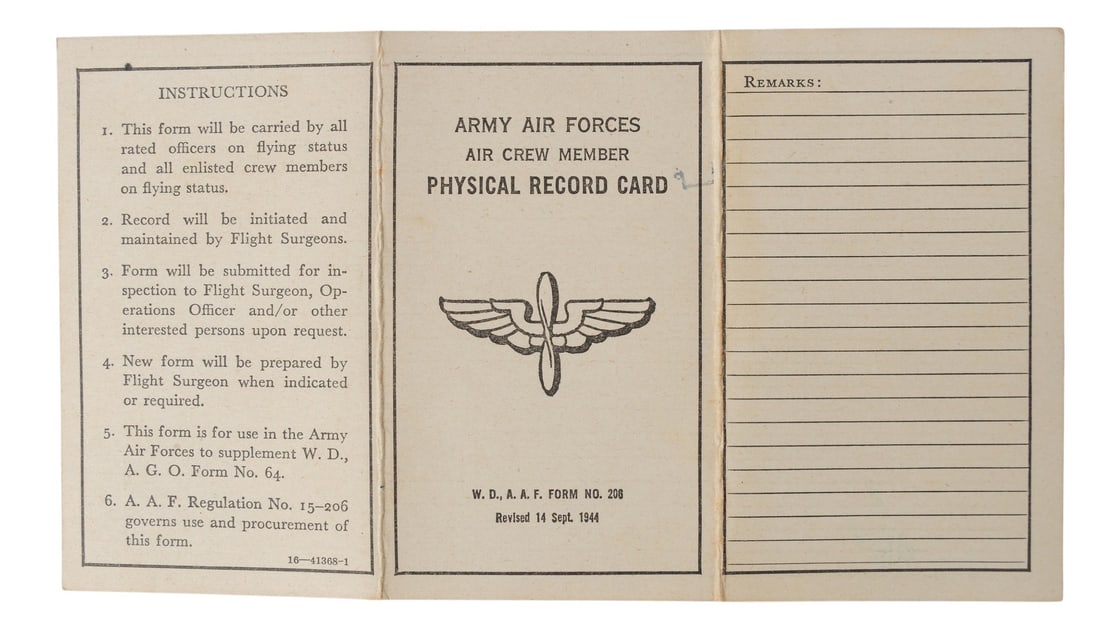 US Army Air Corp World War II Pilots Navigation Kit Maps, Russian Blood Chit & Personal Items (CWA) - 15