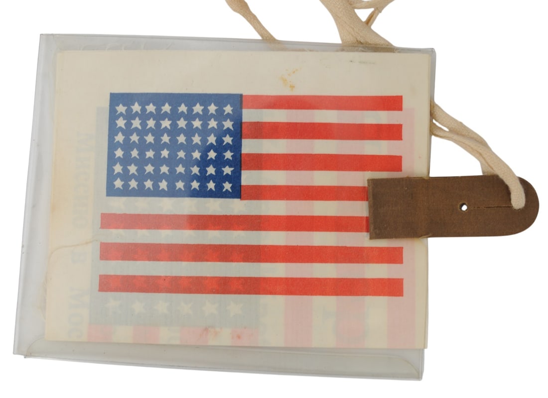US Army Air Corp World War II Pilots Navigation Kit Maps, Russian Blood Chit & Personal Items (CWA) - 9