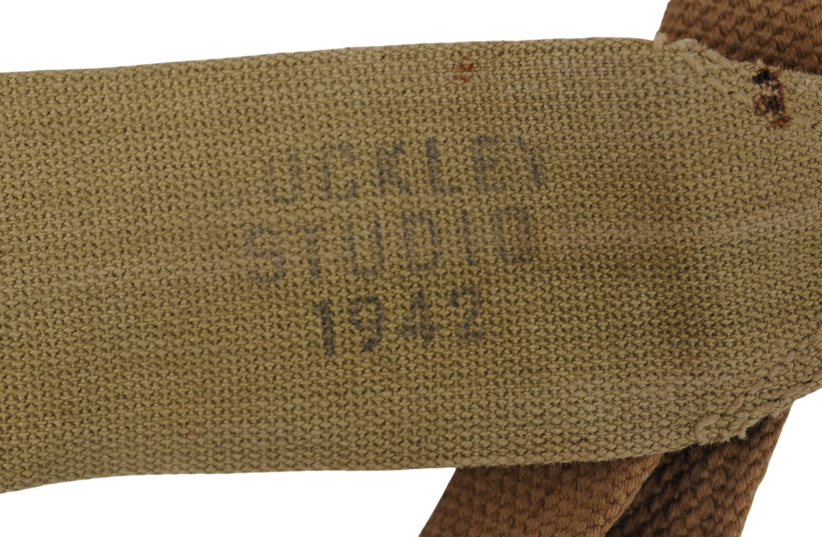 US Army World War II Airborne 1942 Dated Atlantic Products Corp. Musette Bag (CWA) - 4