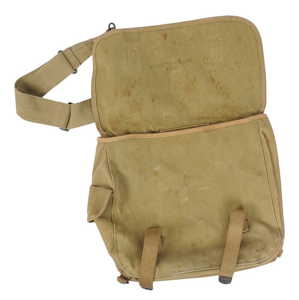 US Army World War II Airborne 1942 Dated Atlantic Products Corp. Musette Bag (CWA) - 5