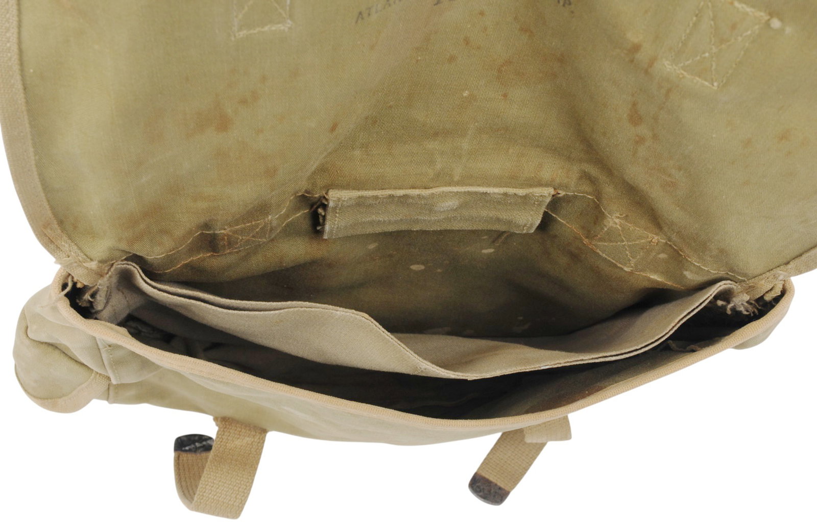 US Army World War II Airborne 1942 Dated Atlantic Products Corp. Musette Bag (CWA) - 7