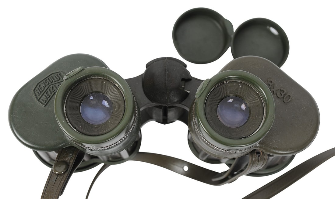 East German Hensoldt Wetzlar 8x30 Binoculars (CWA) - 4