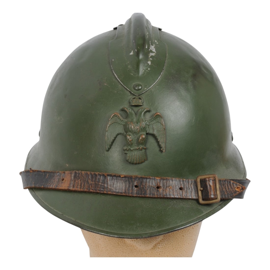 Interesting Rare Scottish Masonic Society French Adrian Helmet with an Italian M33 Liner (BM) - 2
