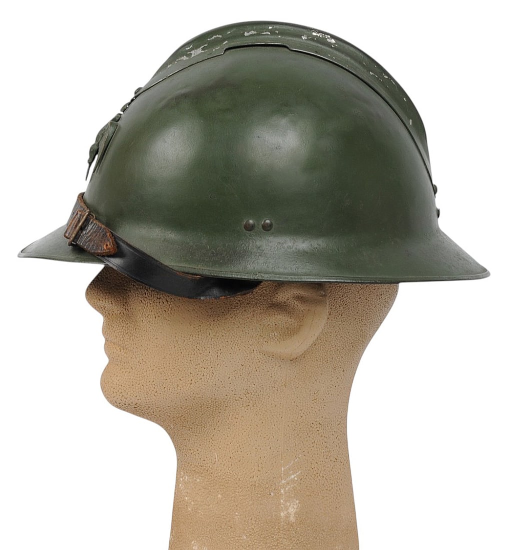 Interesting Rare Scottish Masonic Society French Adrian Helmet with an Italian M33 Liner (BM) - 3