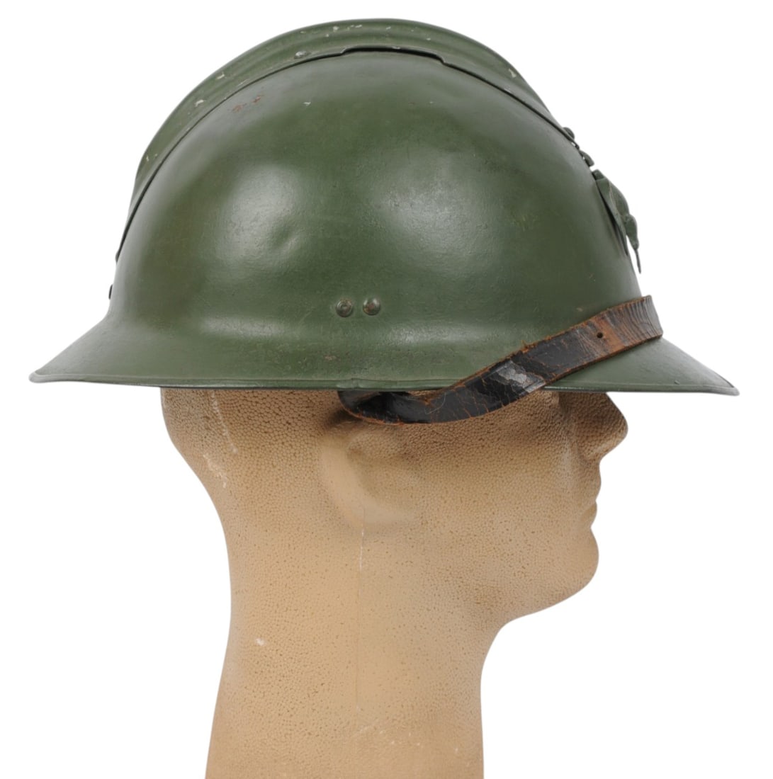 Interesting Rare Scottish Masonic Society French Adrian Helmet with an Italian M33 Liner (BM) - 5