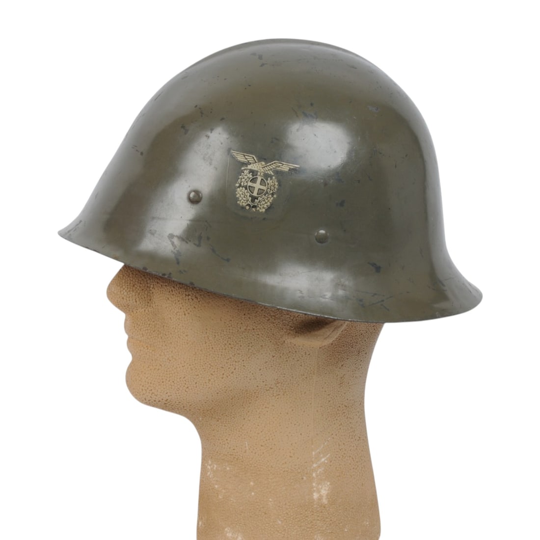 Rare Norwegian M31 "Quisling" Helmet Possible SS Affiliated (BM) - 2